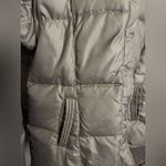 Michael Kors  Faux-Fur Collar Puffer Coat Feather Down-silver- size XL Women’s Photo 2