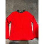 Jones New York Red Blazer with Gold Buttons - Elegant L Size B-35 Photo 5