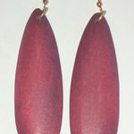 Elegant Wooden Retro Boho Drop Earrings Brown Photo 0