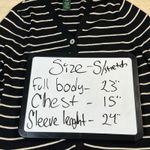 Ralph Lauren Lauren Petite Striped Silk Cardigan Navy White V Neck Button Front Photo 10