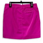 Gap Y2K Skirt Womens 4 Pink Mini Button Up Preppy Retro Pockets Stretch 32x17 Photo 1