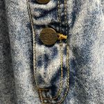 EXPRESS Vintage 80s Limited Acid Wash Fold Over High Waist Jeans Tapered Leg EXP Photo 7