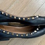 Valentino Garavani Rockstud Ballet Pointed Toe Flats Black Grained Leather US 7 Photo 5