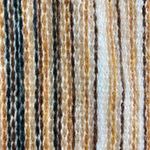 Woven fringed fuzzy throw shawl soft cream brown large rectangular wrap Photo 2