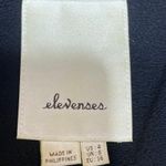 Anthropologie  Elevenses Chanteuse Black Sleeveless Straight Leg Wrap Jumpsuit 4 Photo 3