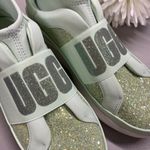 UGG  Glitter Sneaker Chunky Mint Green Spellout Graphic Strap Neutra Shoe Size 7 Photo 1