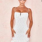 House Of CB  allie white floral shirred mini dress Photo 2