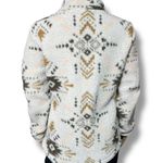 Avalanche Womens Full Zip Sherpa Fleece Jacket Sweatshirt Aztec Print Medium Photo 3