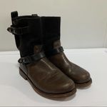 Rag and Bone Rag and‎ Bone two tone suede leather moto boots 37 Photo 1