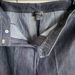 St. John  Pre Fall 2012 Wide Leg Denim Trousers Slacks Size 6 Photo 2