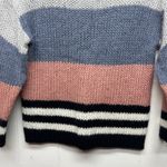 Lucky Brand  Wool Blend Color Block Women's Pullover Knit Sweater Size Medium Photo 3
