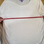 Laura Scott  white swiss dot bell sleeve blouse Photo 3