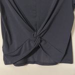 The North Face Women's size small Black T-Shirt short sleeve with knotted back Photo 3