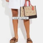 Coach Dempsey Carryall In Signature Canvas With Heart And Star Print ck573 Photo 3
