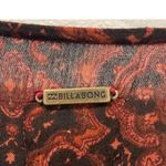 Billabong Chiffon Burgundy Open Cardigan Photo 4