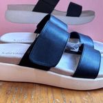 Kensie womens Jipsy adjustable slip on slides sandals black 6. Photo 3