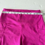 Yogalicious Lux high waist pocket Biker shorts neon fuchsia small 7” magenta Photo 7