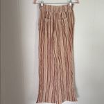Billabong  Striped Wide Leg Pants - Red and Cream Photo 1
