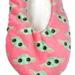 Star Wars  Mandalorian Baby Yoda Slippers, Pink, Shoe Size 8-10 Photo 4