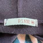 PS Kate Womens Hoodie Lightweight Hooded Sweatshirt Pullover Geo Print Medium Blue Photo 6