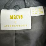 Maeve  Anthropologie Kelly Faux Leather Shacket Photo 6