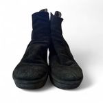 Fly London  Yama Black Suede Wedge Ankle Boots Size 37 EU Platform Comfort Photo 2