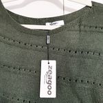 Zeagoo NWT  Green Sweater with Cutouts Photo 1