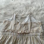 Line and Dot Ryline Paperbag Waist Striped Midi Dress Photo 4