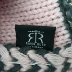 Robin Ruth  Adult Amsterdam Knit Big Ball Cap Hat in Pink n Gray Photo 1