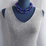 White House | Black Market V neck Sleeveless Lightweight Sweater Photo 2