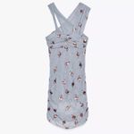 ZARA  Draped Sequin Mini Dress blue Photo 3