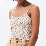 LA Hearts Cropped Floral Tank Top Photo 0