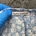 Reformation | Azzuro Blue Floral Crop Top | Sz 2 Photo 4