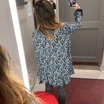 Free People Olivia Printed Ruffled Tunic XS Photo 5