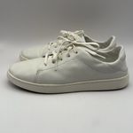 OluKai Peru’s Li’ili Women’s White Leather‎ Sneakers Size 9 Photo 2