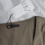 ZARA  NWT mini dress long sleeve with a slit size S Photo 11