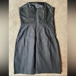 Lilly Pulitzer  Abrianna Black Strapless Sequins Bodice Strapless Dress Photo 3