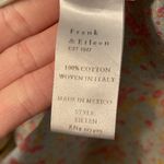 Frank & Eileen Size XS Eileen Relaxed Cotton Floral Button Up Shirt Pink Seafoam Photo 10