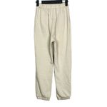 ZARA High Rise Oversized Relax Fit Fleece Joggers Elastic Waist Pockets S Cream Photo 4