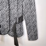 Sandro Sportswear Belted Zebra Jacket Blazer Size M Photo 6