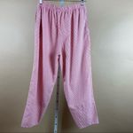 Misslook Medium 90’s Women’s Striped Red & White Pants Island Vacation Tapered Photo 2