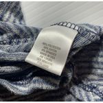 Dress Barn Striped Diagonal Pattern 3/4 Sleeve Casual Tunic Top Gray & White L Photo 5