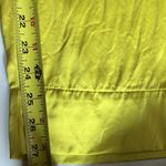 ZARA NWOT••Satin Effects electric yellow flowy pants•Sz XS Photo 9