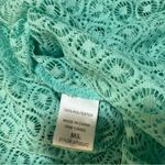 NWOT Francesca's Lace Swim Cover Up Green Size L Photo 2
