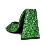 The Attico Devon 115 Mules Apple Green Glitter Womens Size 36 6 Photo 5