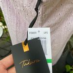 Takara  Violet Purple Eyelet Embroidered Bow Dress Photo 2