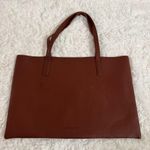 Vince Camuto  Stylish Brown Tote with a Black Stripe Photo 1