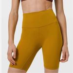 Lululemon  Align High Rise Shorts Gold Spice Nulu Yoga Biker Short Photo 0