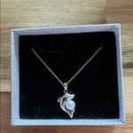 VIKI LYNN Dolphin Necklace Pearl Pendant 5 Photo 6