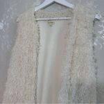 love on a hanger  Faux Fur Cream Vest Small Photo 1